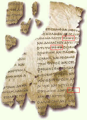 God's name in Septuagint